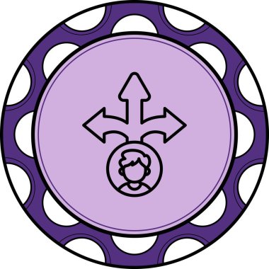 Dengeli Düz Modern Tasarım Elementi