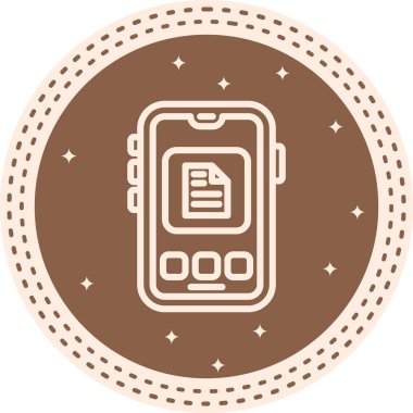 Mobil Dosya Zarif Dengelenmiş Düz Sanat Özelliği