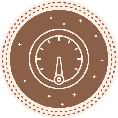 Hız göstergesi basit düz resimleme