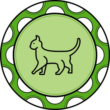 Kedi Zarif Minimum Dijital Tasarım Özelliği