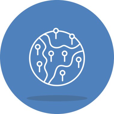 Pazarlama simgesi vektör illüstrasyon tasarımı