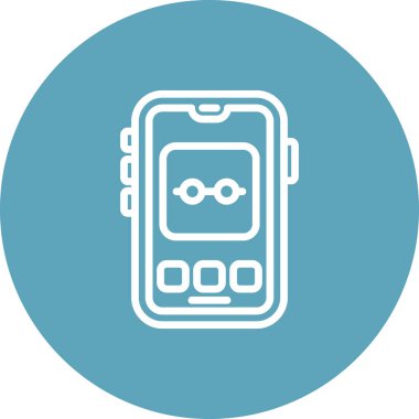 telefon simgesi, vektör illüstrasyonu basit tasarım.