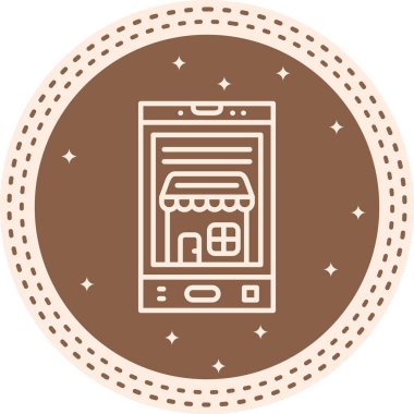 Dükkan Profesyonel Asgari Yaratıcı Grafik Nesnesi