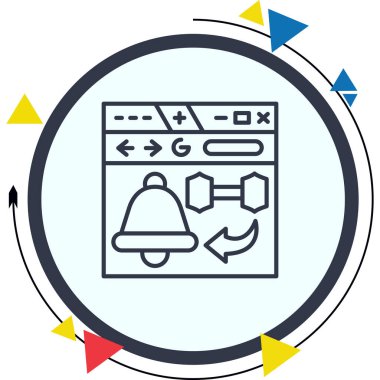 Uyarı Yüksek Kaliteli Modern Vektör Elemanı