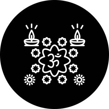 Om Zarif Asgari Dijital Grafik Sembolü