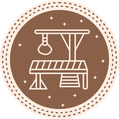 Darağacı Belirgin Vibrant Dijital Grafik Özelliği