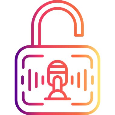 Ses Tanıma Ağı vektör çizimi