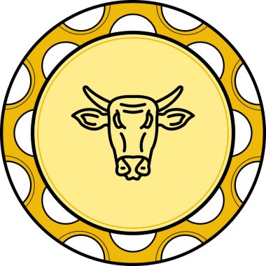 Kutsal İnek Profesyonel Temiz Düz Grafik Özelliği