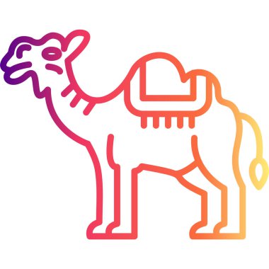 Deve Simgesi Vektör tasarımı