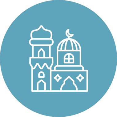 Minaret Dinamik Yaratıcı Dijital Grafik ŞekliName