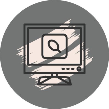 Tv Push Pin Elegant Contemporary Digital Graphic Feature