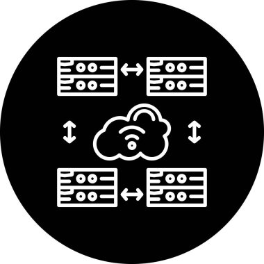 Bulut Sunucusu Stili Düz Kullanıcı Arayüzü Özelliği
