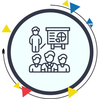 Skills web simgesi vektör çizimi