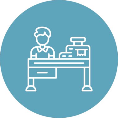 Kasiyer Stili Profesyonel Yaratıcı Sanat Simgesi