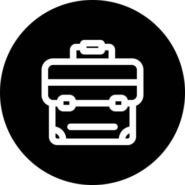 Evrak Çantası'nı web simge vektör çizim