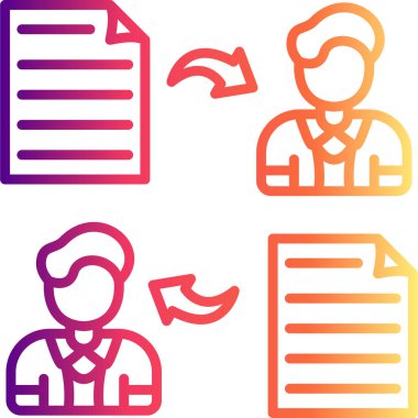 Dosya Paylaşımı Zarif Çağdaş Dijital Grafik Özelliği