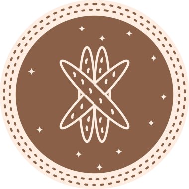 Ankistrodesmus Fusiformi Eşsiz Soyut Markalaştırma Grafiksel ŞekliName