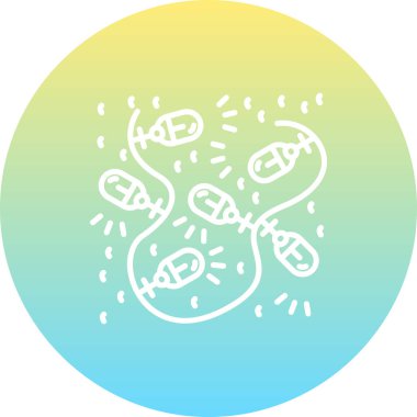 Dekorasyon Işık Rafineri Zarif Vektör Sanatı Nesnesi