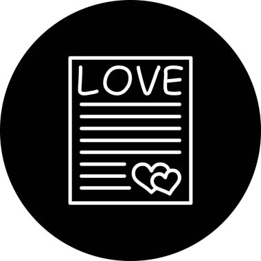 Aşk ve kalplerle beyaz bir çizgi çiziyor.