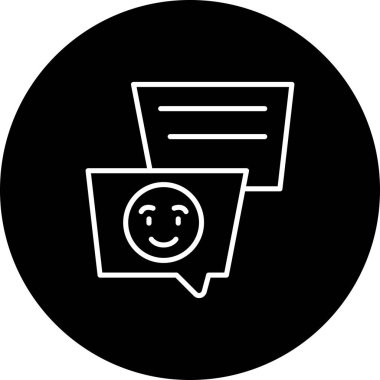 Emoji Web simgesi vektör illüstrasyonu