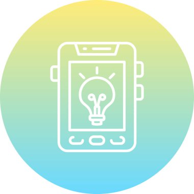 akıllı telefon simgesi, vektör illüstrasyonu basit tasarım