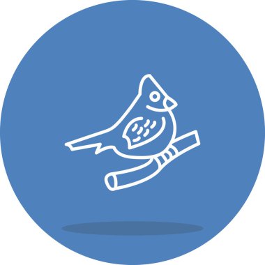 Kuzey Kardinal ikon vektör illüstrasyon tasarımı