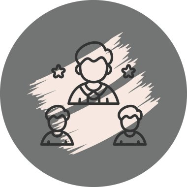 Web simgesi vektör illüstrasyonuna öncülük eder