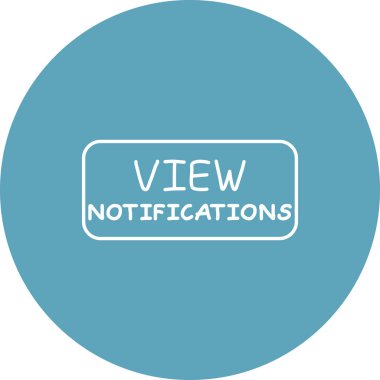 Bildirimleri Görüntüle Simge Tasarımı