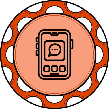 Mobil Sohbet Gelişmiş Yaratıcı Arayüz Grafik ŞekliName