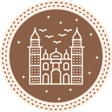 Morella Katedrali Dinamik Sofistike Düz Sanat Düzeni