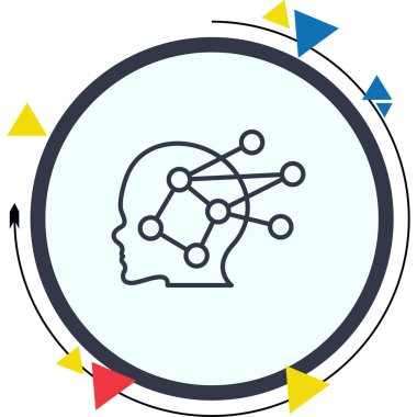 Neural Network Professional Clean Flat Graphic Feature