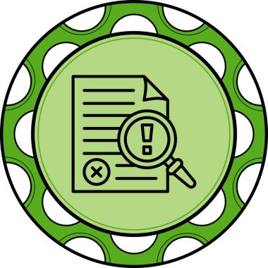 Değerlendirme web simgesi vektör çizimi