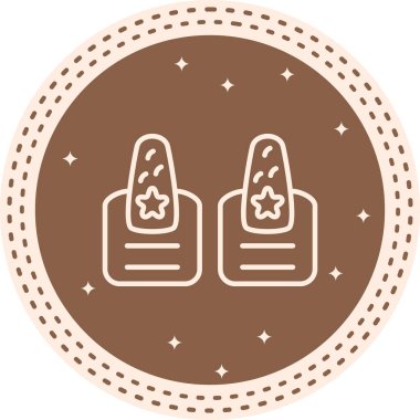 Çivi Polonya Çizgisi Düz Simgesi