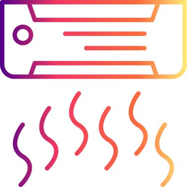 Klima Simgesi Çizgi Biçimi İllüstrasyonu