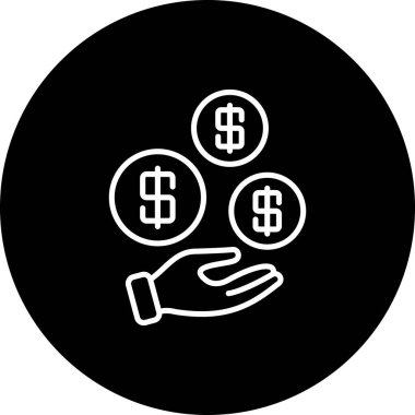 Charity web icon vector illustration