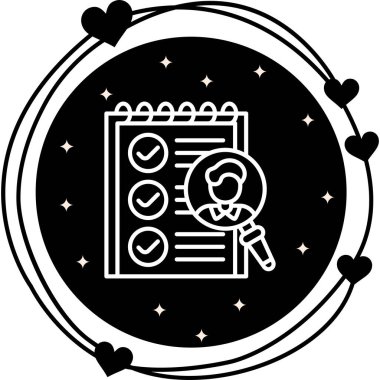 İşe alım web simgesi vektör illüstrasyonuName