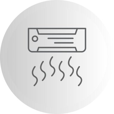 Klima Simgesi Çizgi Biçimi İllüstrasyonu