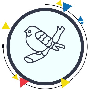 Doğu Bluebird Yaratıcı Eşsiz Markalaştırıcı Elementi