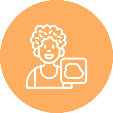 Kullanıcı Bulutu Yüksek Kaliteli Modern Vektör Elemanı