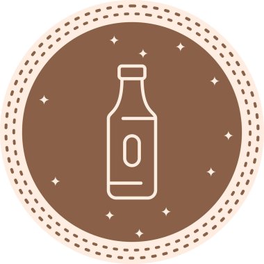 Bira Şişesi Asgari Dijital Tasarım Özelliği