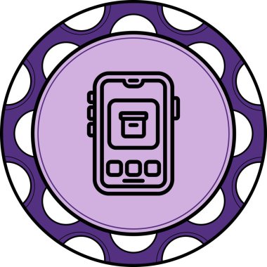 arşiv web simgesi vektör illüstrasyonu