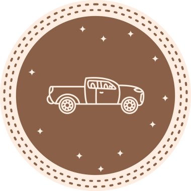 Kamyonet Yüksek Kaliteli Modern Vektör Elementi