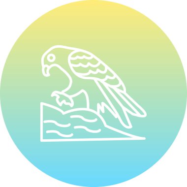 Altın Kartal yaratıcı ikon vektör çizimi tasarımı