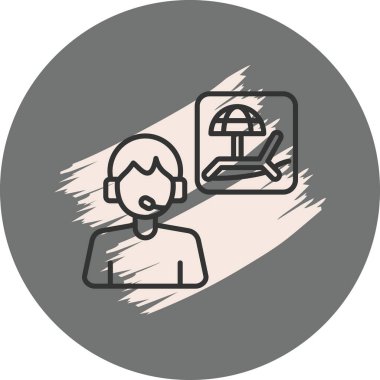 Seyahat Ajansı Yüksek Çözünürlüklü Grafik Elementi