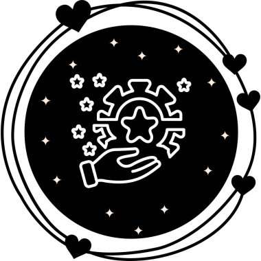 Opportunity Line web simgesi vektör illüstrasyonu