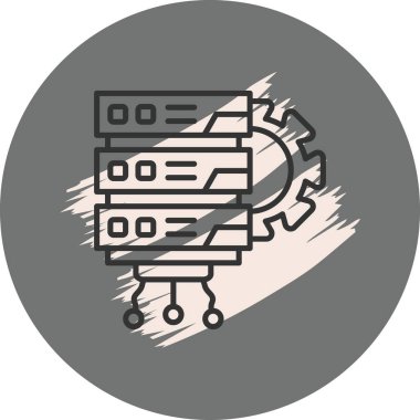 Veritabanı Modern Düz Tasarım Özelliği