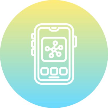 Mobil Ağ Premium Çağdaş Düz Vektör Özelliği