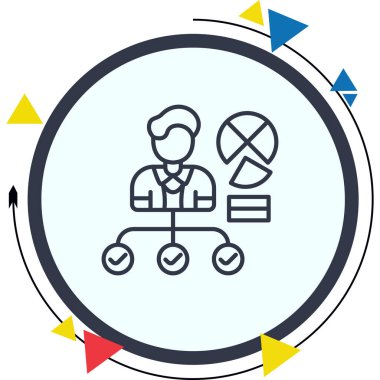 Organizasyon Yüksek Kaliteli Ölçeklenebilir Vektör İllüstrasyonu