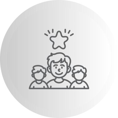 takım web simgesi vektör illüstrasyonu