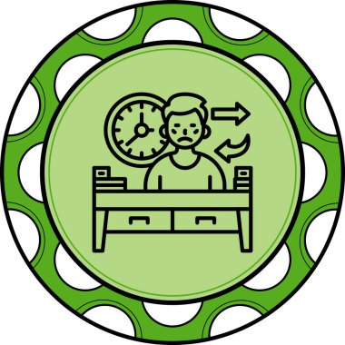 Uykusuzluk Temizlenmiş Temiz Dijital Grafik Düzeni